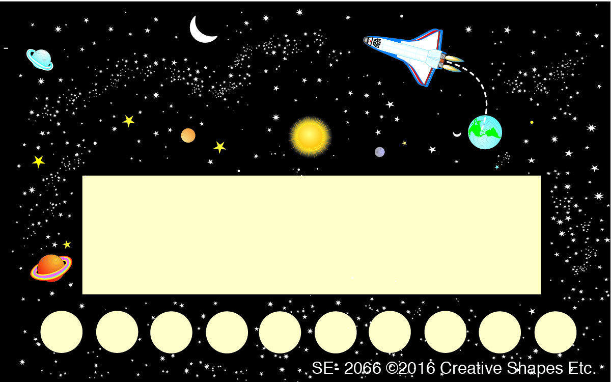 SHAPES ETC. Incentive Punch Cards - Space