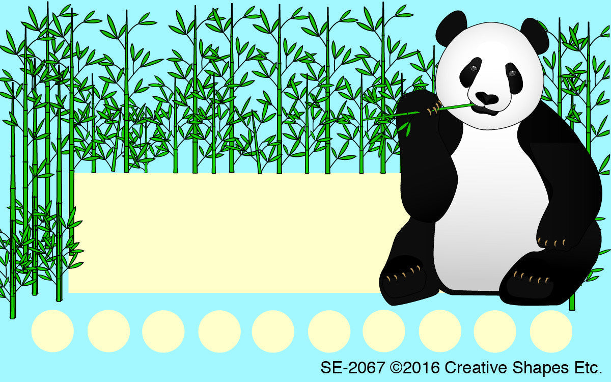 SHAPES ETC. Incentive Punch Cards - Panda