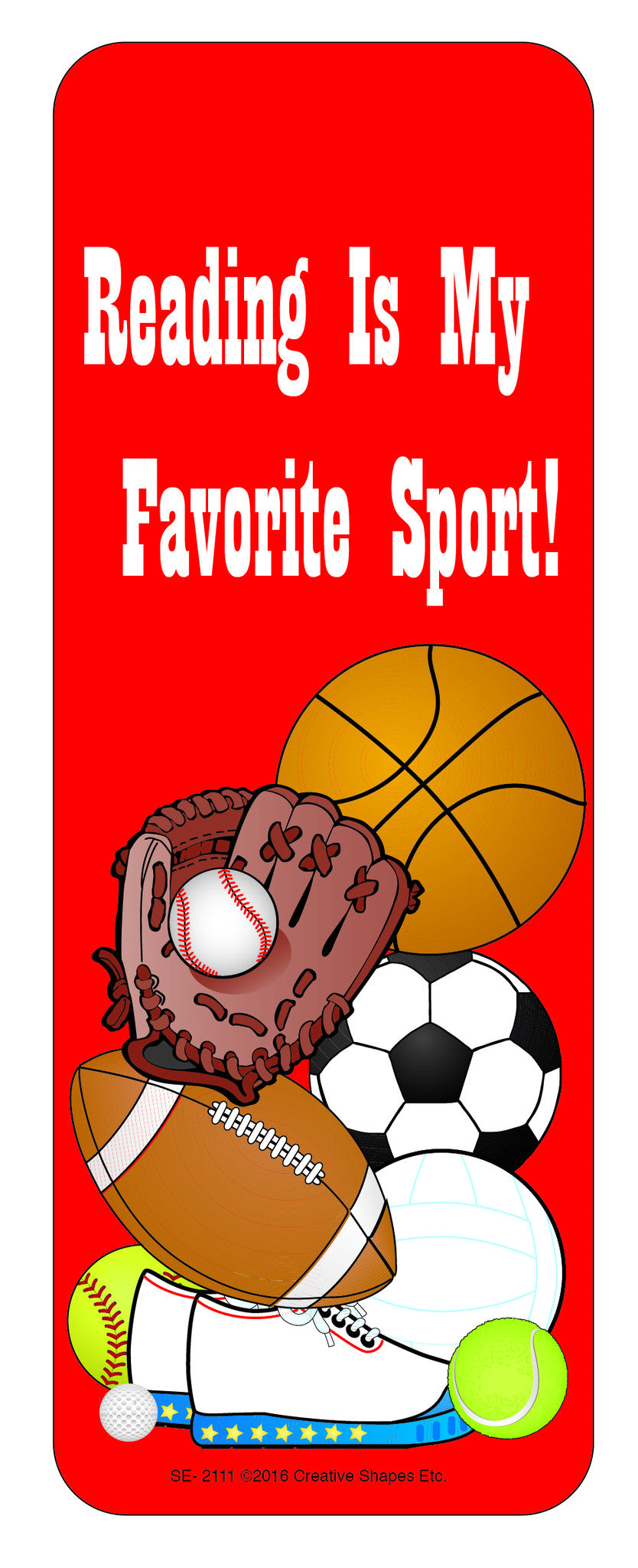 SHAPES ETC. Bookmarks - Sports