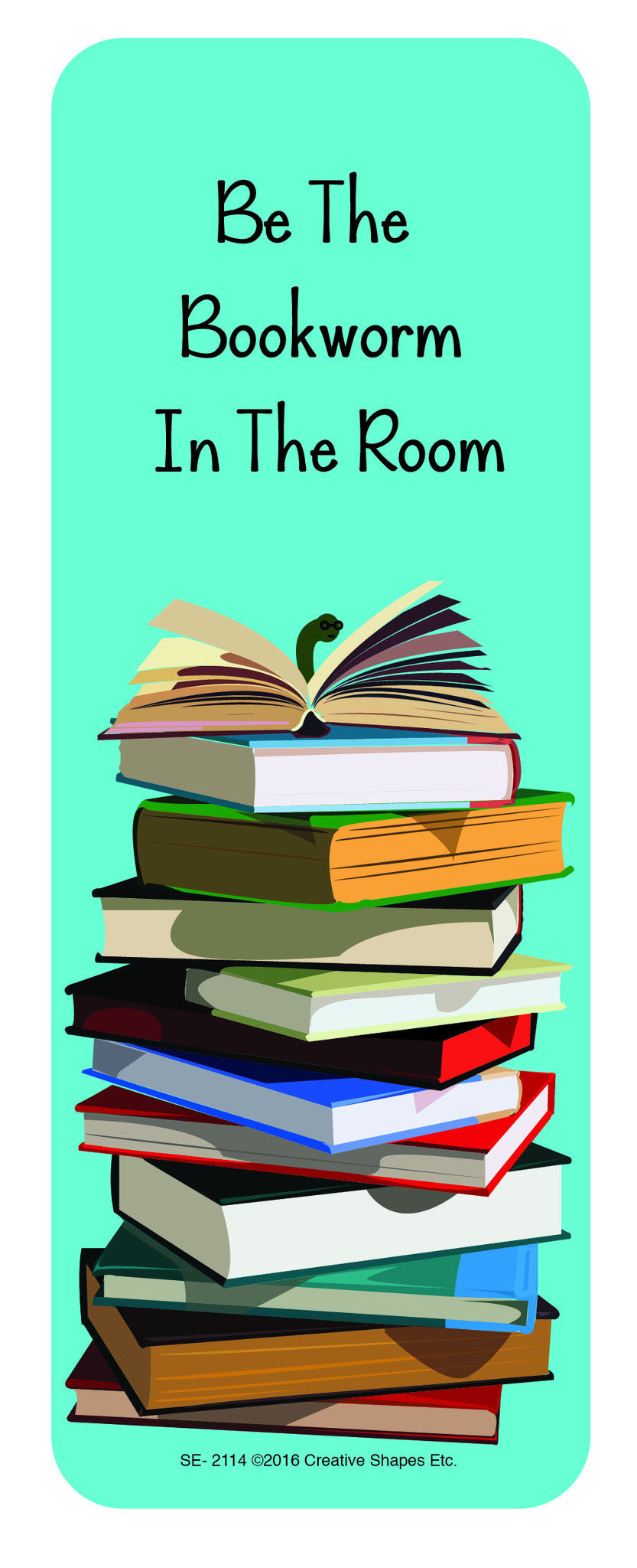 SHAPES ETC. Bookmarks - Bookworm
