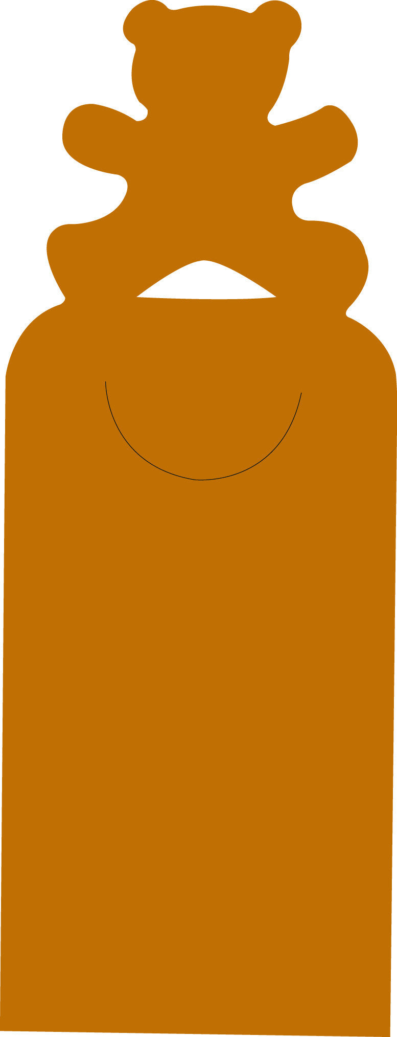 SHAPES ETC. Die-Cut Bookmarks - Teddy Bear