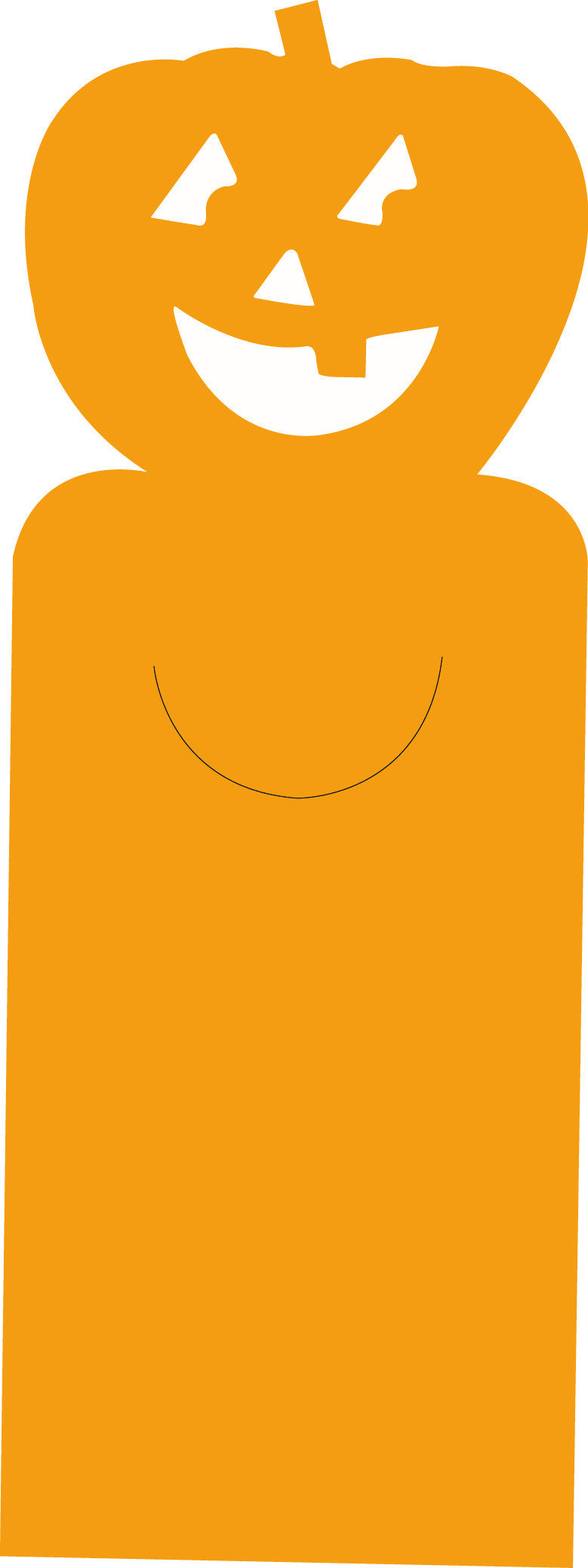 SHAPES ETC. Die-Cut Bookmarks - Pumpkin