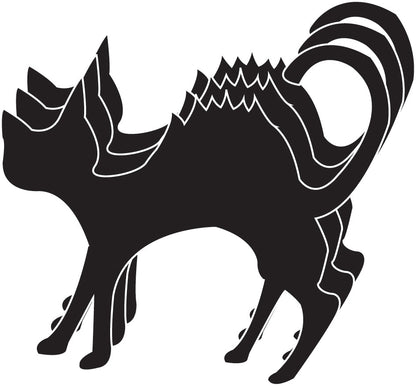 Die-Cut Magnetic - Small Single Color Cat