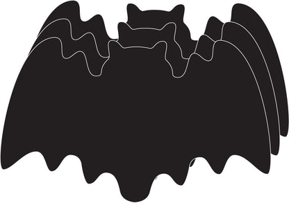 SHAPES ETC. Small Single Color Cut-Out - Bat