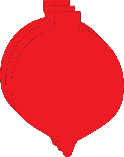 SHAPES ETC. Small Single Color Creative Foam Cut-Outs - Ornament