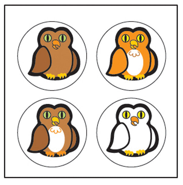 SHAPES ETC. Incentive Stickers - Owl