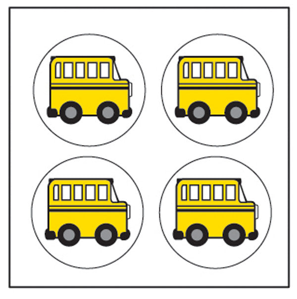 SHAPES ETC. Incentive Stickers - School Bus