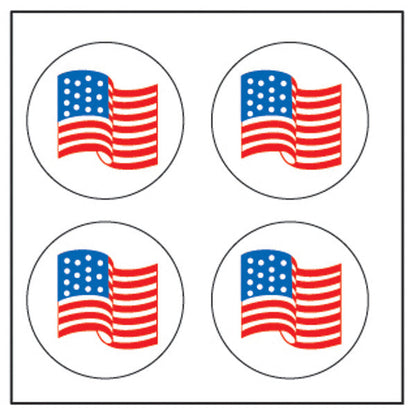 SHAPES ETC. Incentive Stickers - Flag