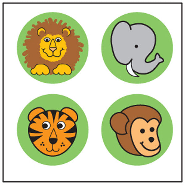 SHAPES ETC. Incentive Stickers - Zoo