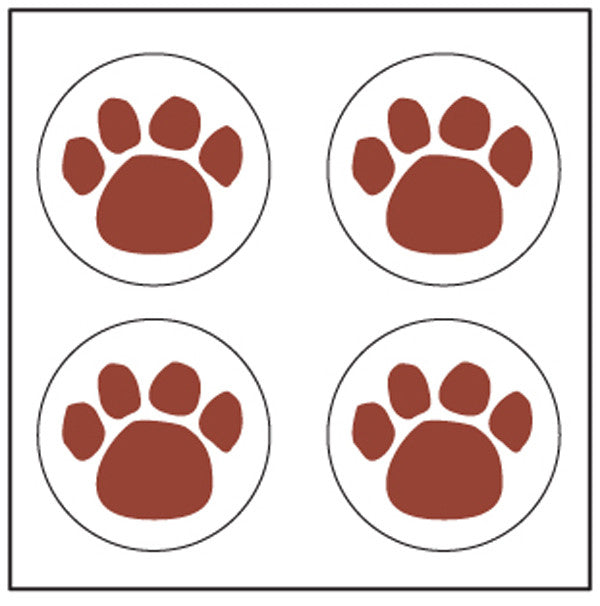 SHAPES ETC. Incentive Stickers - Paw Print