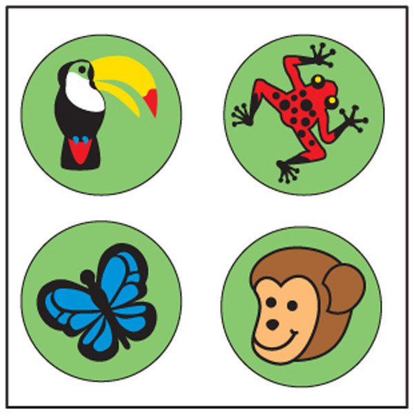 SHAPES ETC. Incentive Stickers - Rainforest