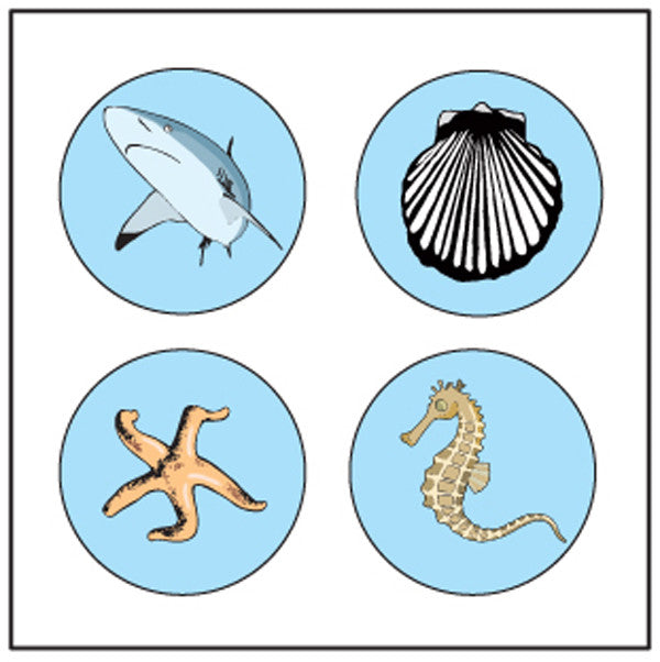 SHAPES ETC. Incentive Stickers - Ocean Theme