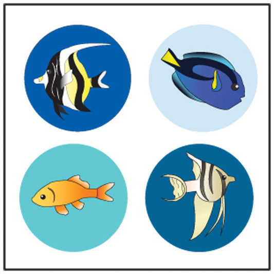 SHAPES ETC. Incentive Stickers - Aquarium