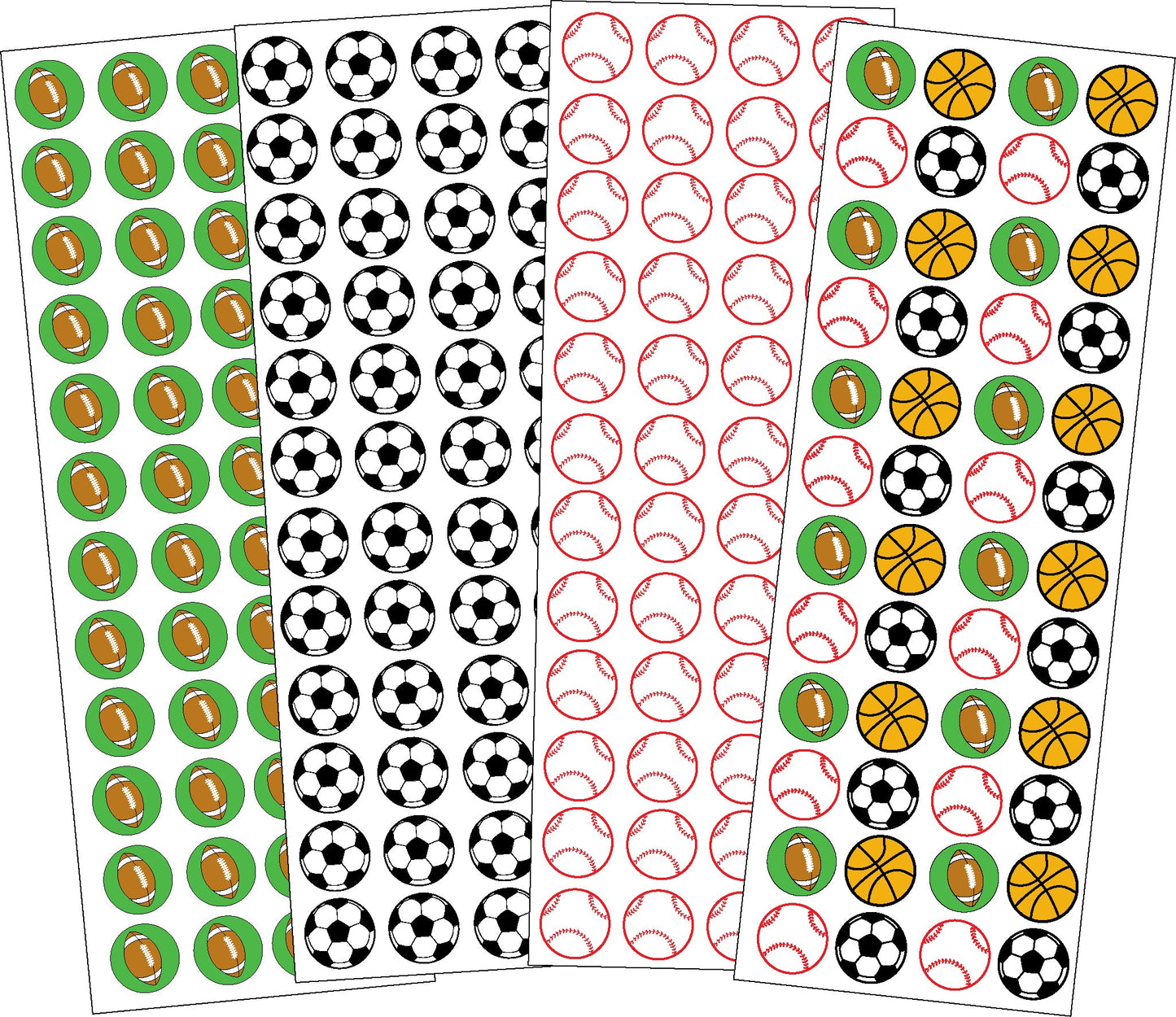 SHAPES ETC. Sticker Set - Sports