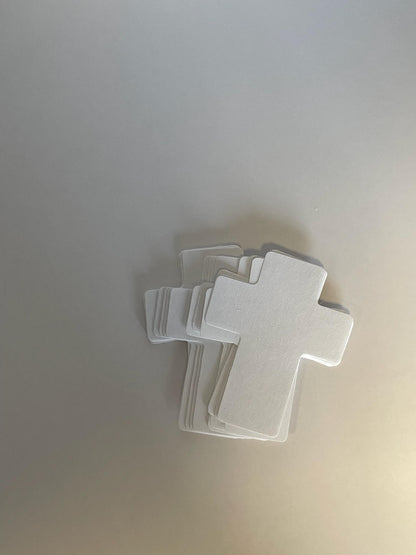 SHAPES ETC. Small Single Color Cut-Out - Cross 3”