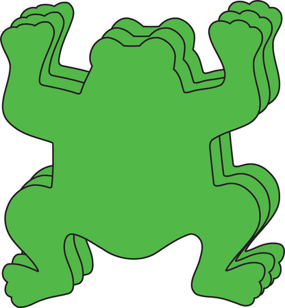 SHAPES ETC. Small Single Color Creative Foam Cut-Outs - Frog