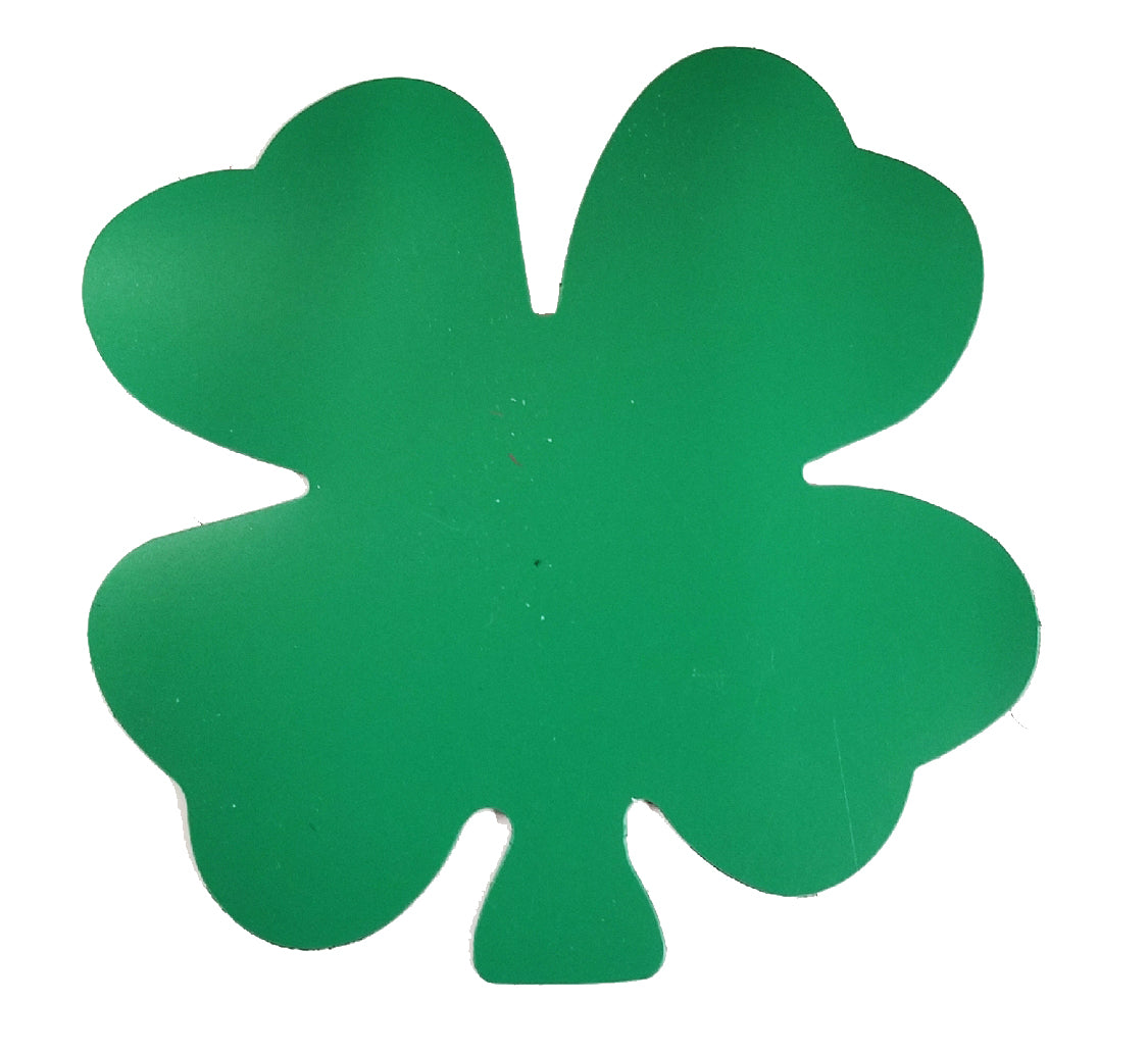 Die-Cut Magnetic - Large Single Color Four Leaf Clover