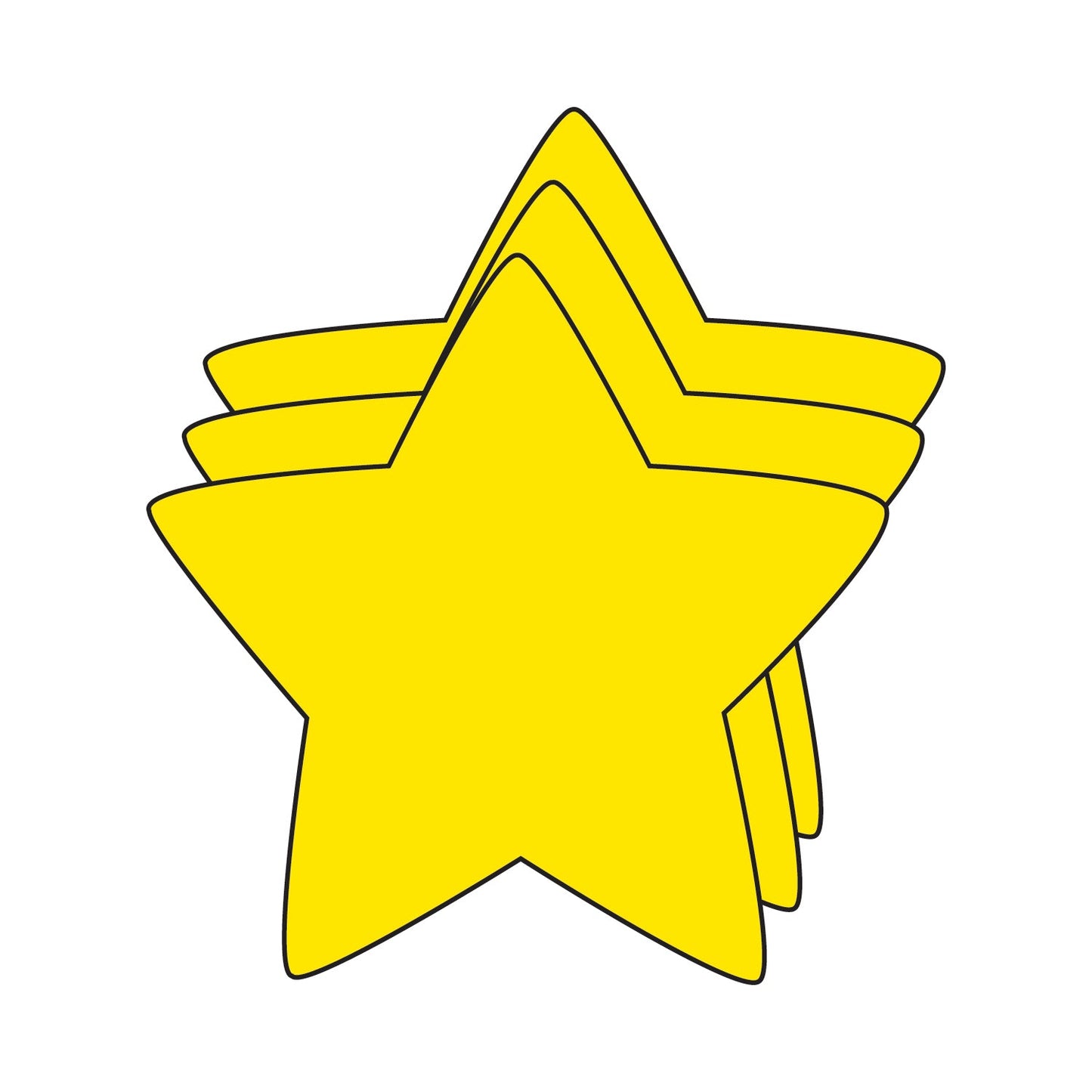 Die-Cut Magnetic - Small Single Color Star