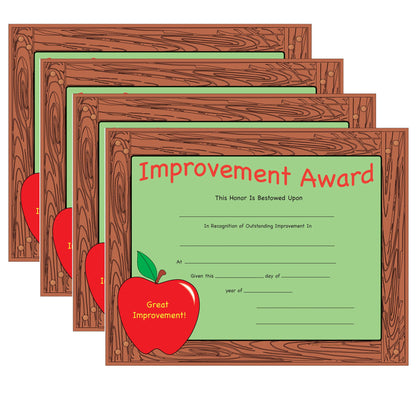 SHAPES ETC. Recognition Certificate - Improvement Award