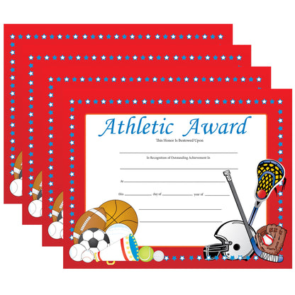 SHAPES ETC. Recognition Certificate - Athletic Award