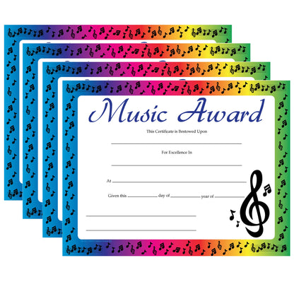 SHAPES ETC. Recognition Certificate - Music Award