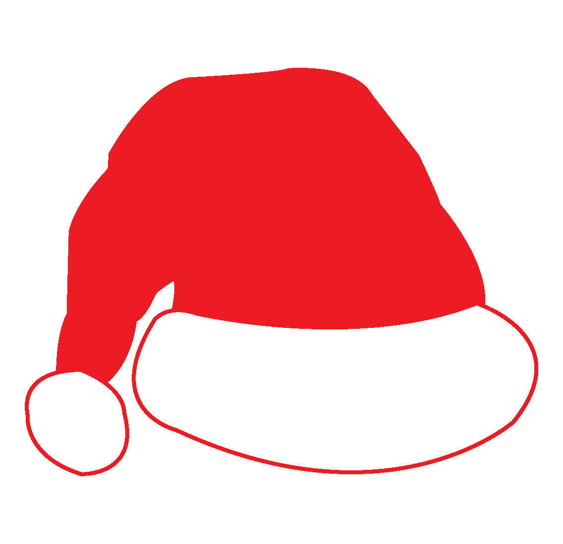 SHAPES ETC. Incentive Stamp - Santa Hat