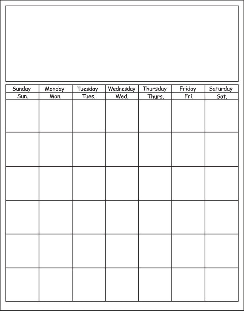 SHAPES ETC. Vertical Calendar - White