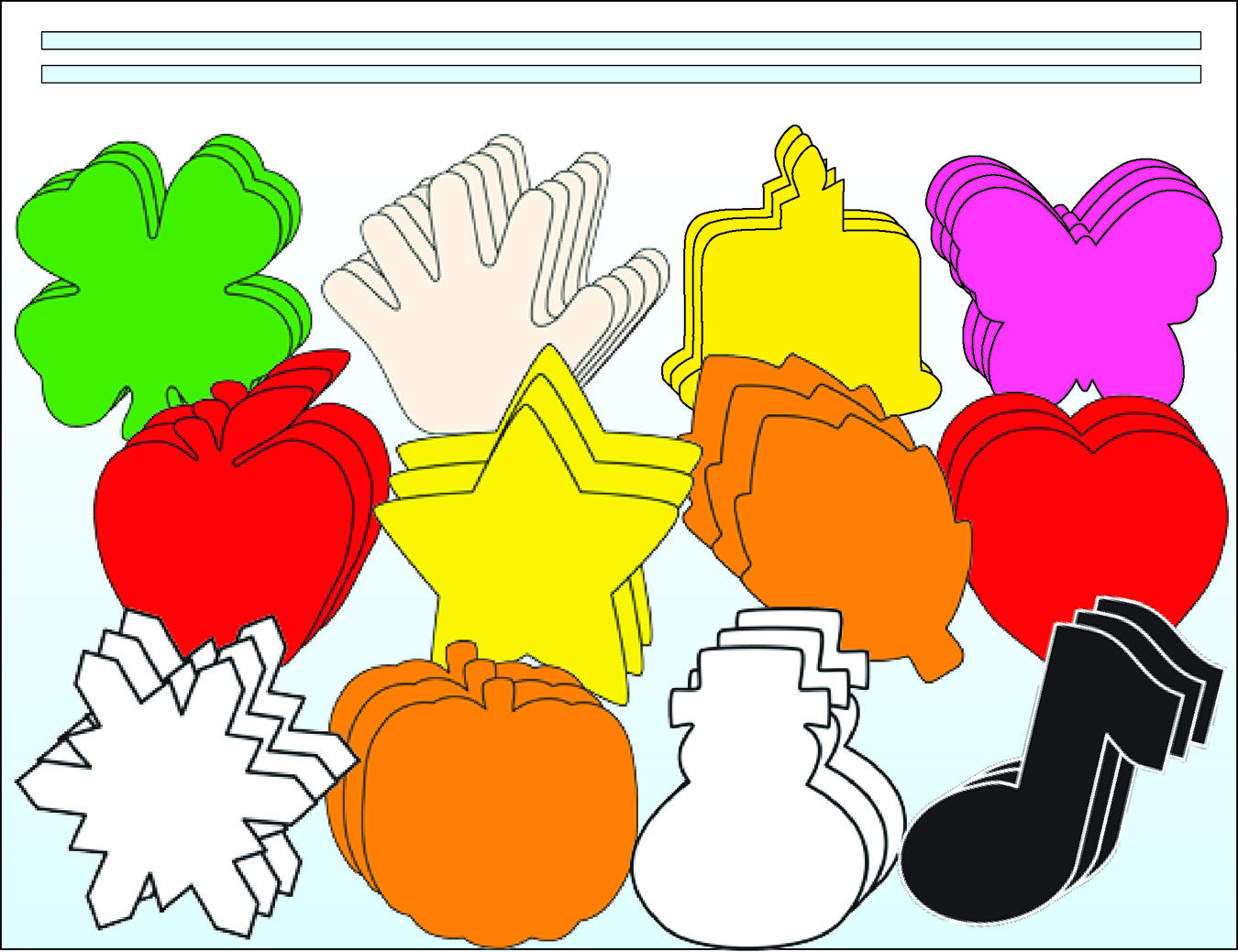 SHAPES ETC. Small Cut-Out Activity Set
