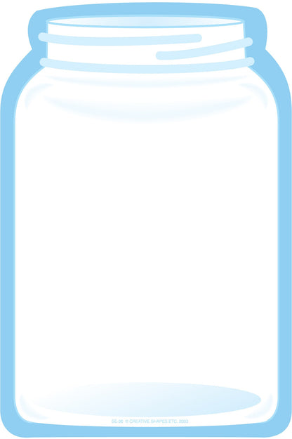 SHAPES ETC.  Large Notepad - Jar