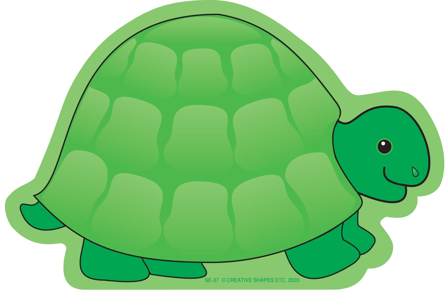 SHAPES ETC.  Notepad - Turtle