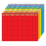 SHAPES ETC. Horizontal Calendar - Set of 7