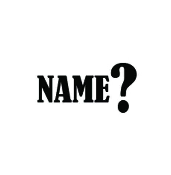 SHAPES ETC. Incentive Stamp - Name