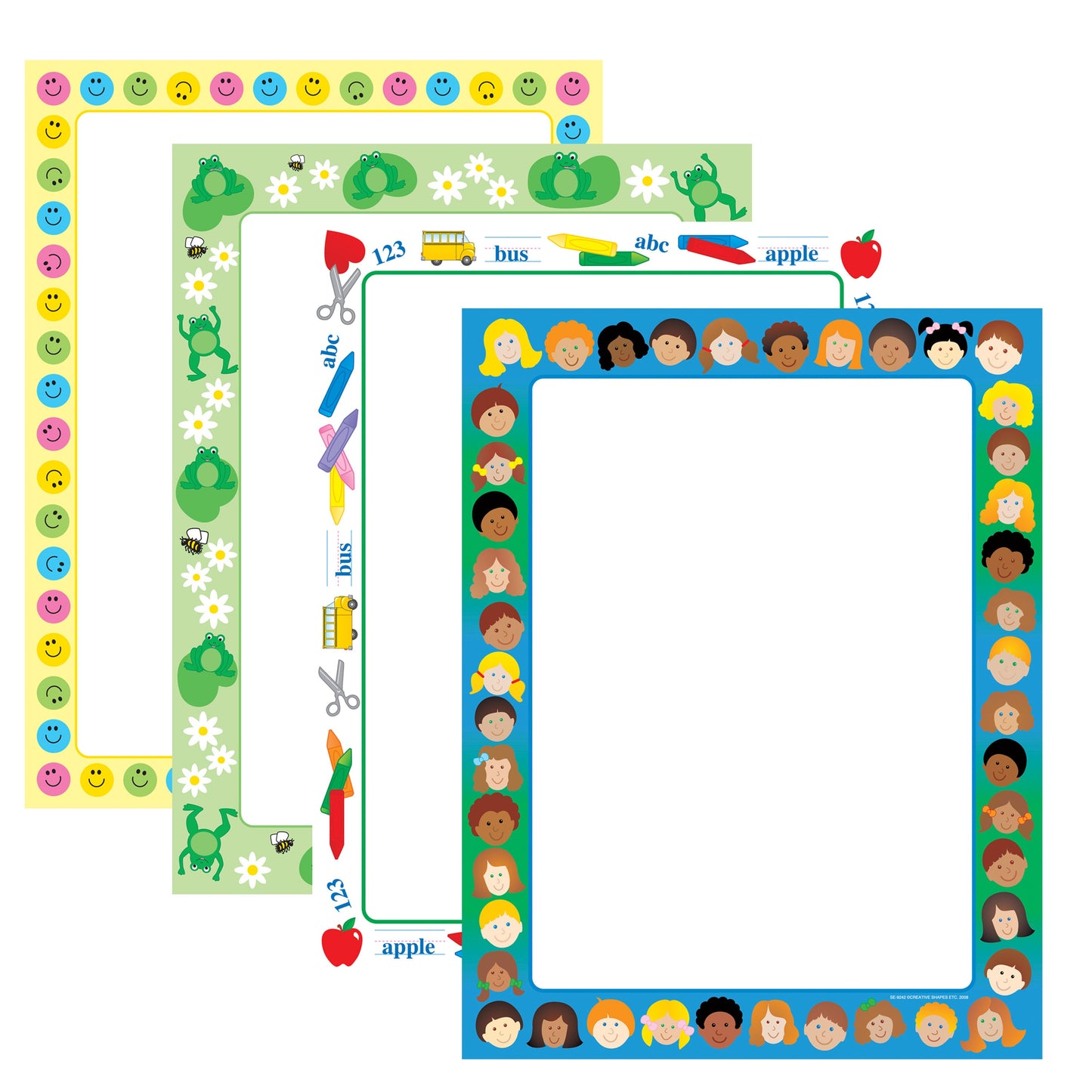 SHAPES ETC. Computer Paper Set - Teachers Delight
