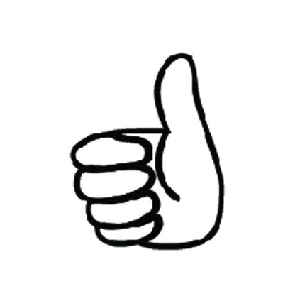 SHAPES ETC. Incentive Stamp - Thumbs Up