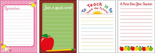 SHAPES ETC. Quick Notes! - Set of 4