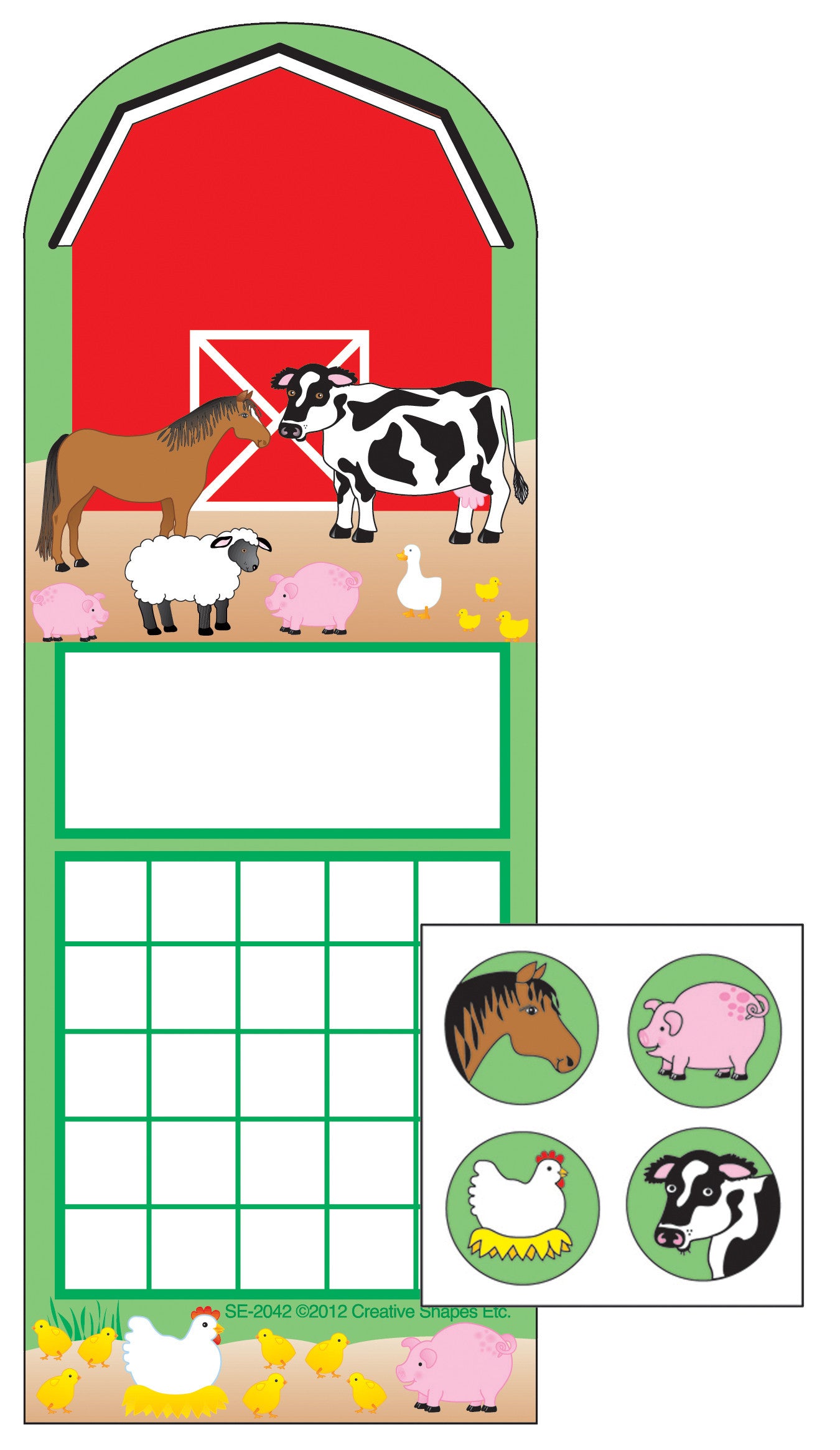 SHAPES ETC. Incentive Sticker Set - Farm