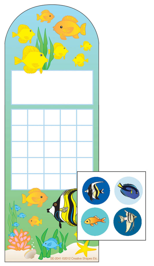 SHAPES ETC. Incentive Sticker Set - Aquarium