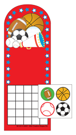 SHAPES ETC. Incentive Sticker Set - Sports