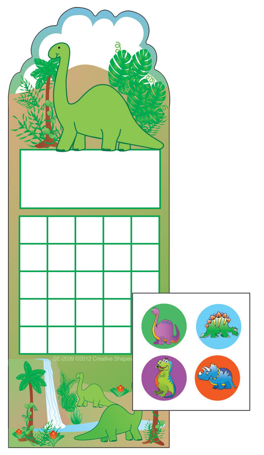 SHAPES ETC. Incentive Sticker Set - Dinosaur