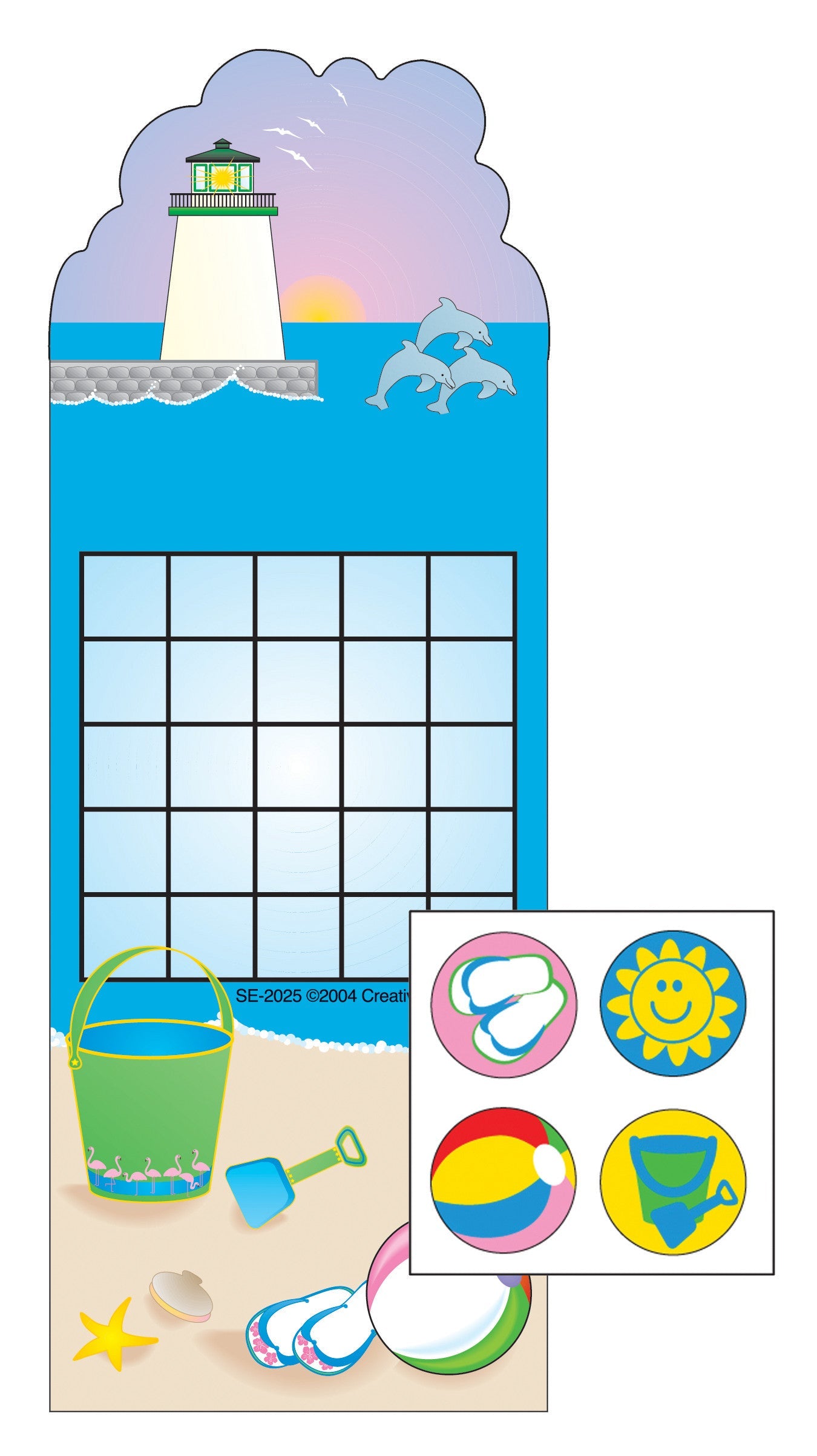 SHAPES ETC. Incentive Sticker Set - Beach