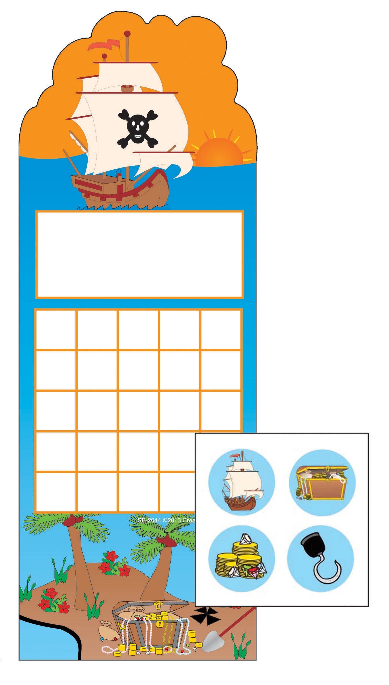 SHAPES ETC. Incentive Sticker Set - Pirate