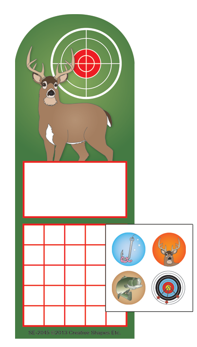 SHAPES ETC. Incentive Sticker Set - Deer