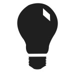 SHAPES ETC.  Incentive Stamp - Light Bulb