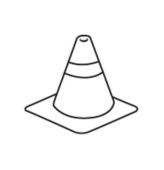 SHAPES ETC. Incentive Stamp - Construction Cone