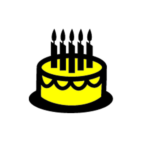 SHAPES ETC.  Incentive Stamp - Birthday Cake