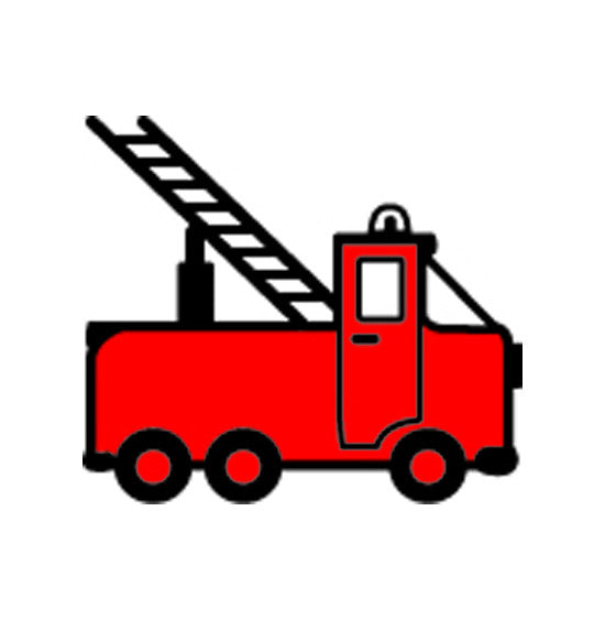 SHAPES ETC.  Incentive Stamp - Fire Truck