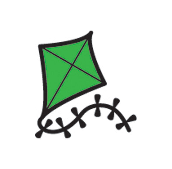 SHAPES ETC.  Incentive Stamp - Kite