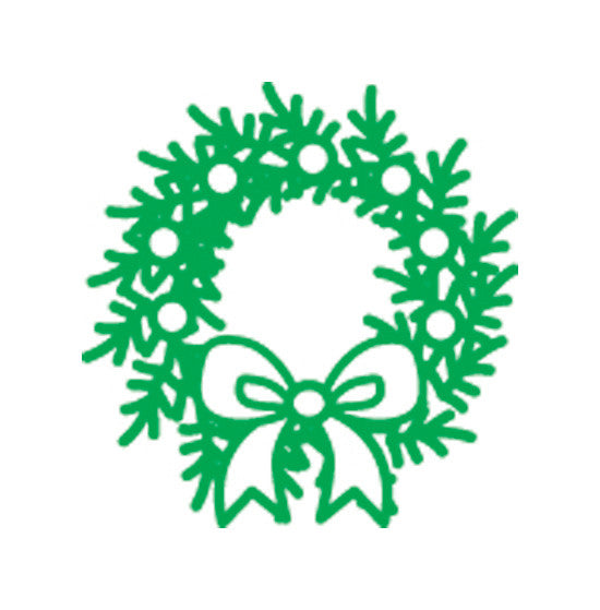 SHAPES ETC.  Incentive Stamp - Wreath