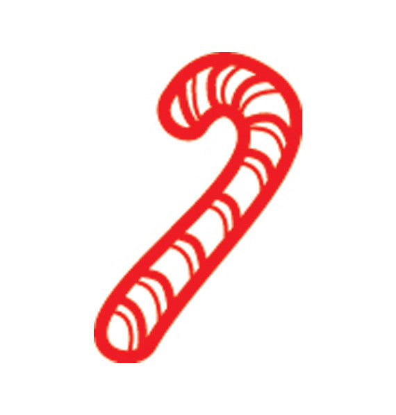 SHAPES ETC.  Incentive Stamp - Candy Cane