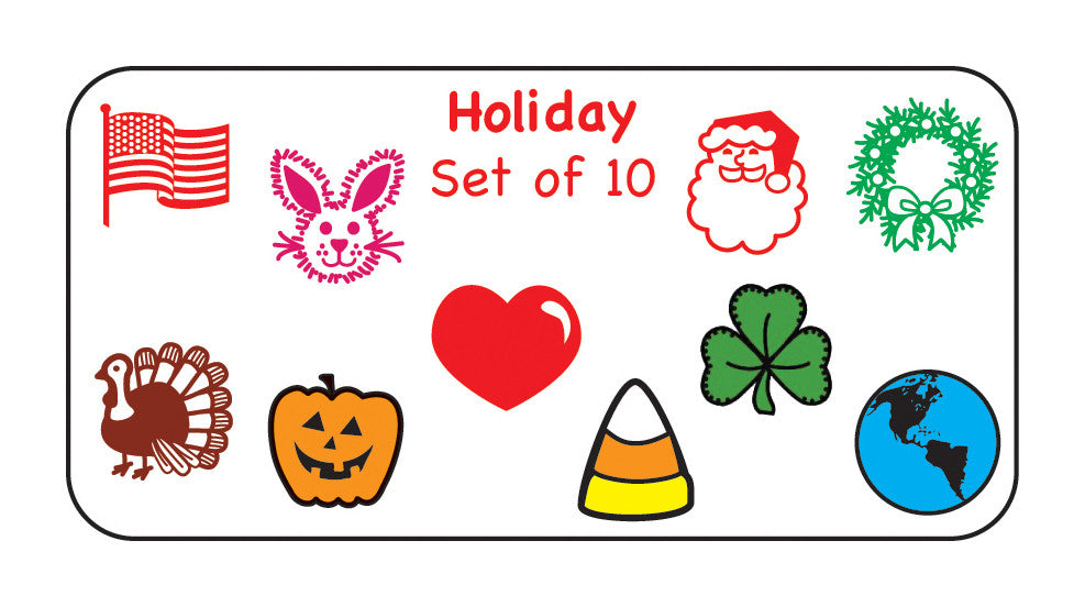 SHAPES ETC.  Incentive Stamp - Holiday Set